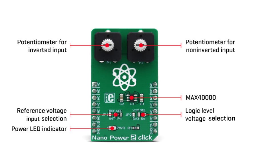 Mikroe MIKROE-3036 Nano Power 2 Click
